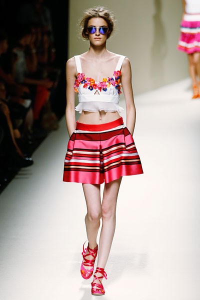 Alberta Ferretti, Spring/Summer 2014. (Photo by Andreas Rentz/Getty Images)