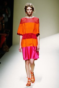 Alberta Ferretti, Spring/Summer 2014. (Photo by Andreas Rentz/Getty Images)