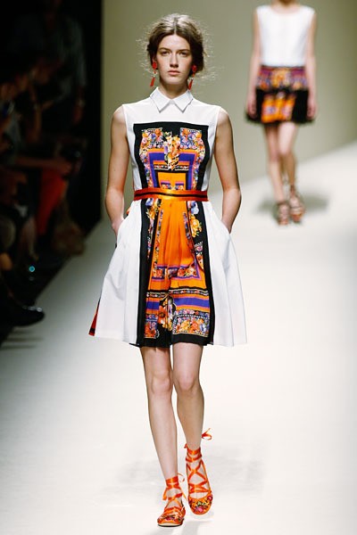 Alberta Ferretti, Spring/Summer 2014. (Photo by Andreas Rentz/Getty Images)