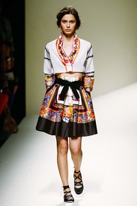 Alberta Ferretti, Spring/Summer 2014. (Photo by Andreas Rentz/Getty Images)