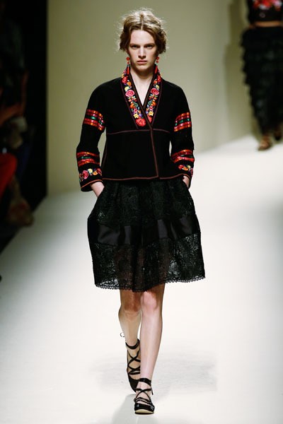 Alberta Ferretti, Spring/Summer 2014. (Photo by Andreas Rentz/Getty Images)