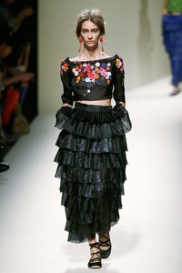 Alberta Ferretti, Spring/Summer 2014. (Photo by Andreas Rentz/Getty Images)