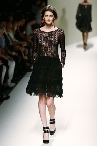 Alberta Ferretti, Spring/Summer 2014. (Photo by Andreas Rentz/Getty Images)