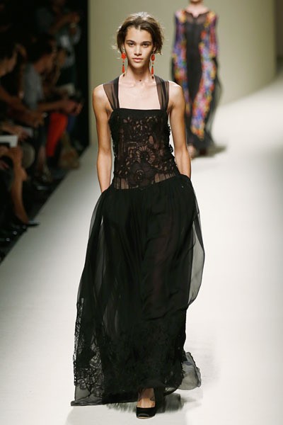 Alberta Ferretti, Spring/Summer 2014. (Photo by Andreas Rentz/Getty Images)