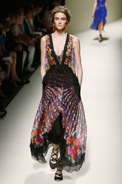 Alberta Ferretti, Spring/Summer 2014. (Photo by Andreas Rentz/Getty Images)