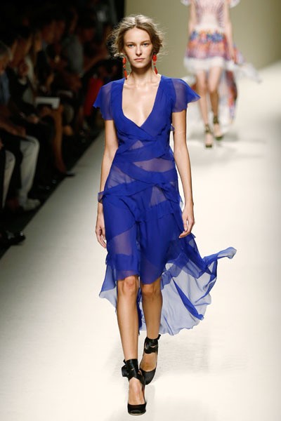 Alberta Ferretti, Spring/Summer 2014. (Photo by Andreas Rentz/Getty Images)