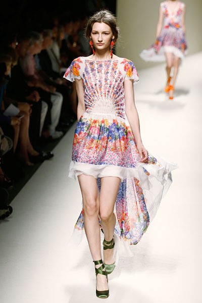 Alberta Ferretti, Spring/Summer 2014. (Photo by Andreas Rentz/Getty Images)