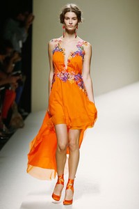 Alberta Ferretti, Spring/Summer 2014. (Photo by Andreas Rentz/Getty Images)