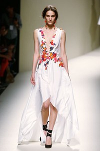 Alberta Ferretti, Spring/Summer 2014. (Photo by Andreas Rentz/Getty Images)