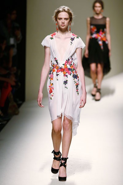 Alberta Ferretti, Spring/Summer 2014. (Photo by Andreas Rentz/Getty Images)