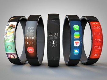 Adalah Todd Hamilton, seorang desainer asal San Fransisco, Amerika Serikat, yang mencoba membuat konsep jam tangan pintar Apple ini, Sekilas, perangkat tersebut tampak seperti Fuelband Nike. (kredit foto: toddham)