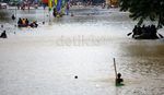 Jalan KH Abdullah Syafei Kembali Lumpuh