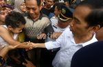 Jokowi Tinjau Banjir Kebon Baru