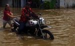 Jalan Angkasa Kemayoran Terendam 70 Cm