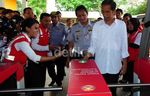 Jokowi Resmikan Operasional 30 Bus TransJ