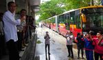 Jokowi Resmikan Operasional 30 Bus TransJ