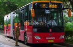 Jokowi Resmikan Operasional 30 Bus TransJ
