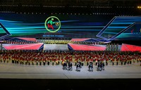 Sama seperti SEA Games, pesta penutupan ASEAN PARA GAMES meliputi pertunjukan kembang api serta pagelaran budaya. Singapura akan gantian menjadi tuan rumah edisi berikutnya di tahun 2015. (dok. Kemenpora)