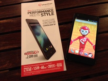 Di bagian otak intinya, Smartfren membekalinya dengan prosesor MTK Quad Core 1,2 GHz dan perangkat grafis GPU Adreno 203.