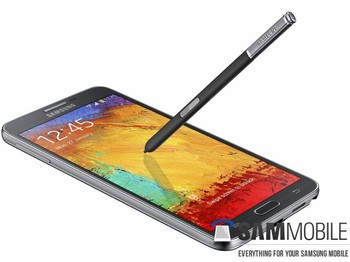 Sistem operasi menggunakan OS Android 4.3 dan baterai 3.100 mAh. Terdapat juga stylus S Pen. (kredit foto: SamMobile)