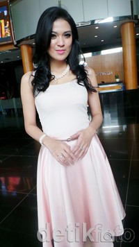 Delia saat ditemui di Gedung Trans TV, Jalan kapten Tendean, Jakarta Selatan, Rabu (22/1/2014).