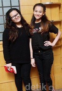 Zahwa dan Aaliyah kini sudah memasuki usia remaja. Gus Mun/detikHOT.