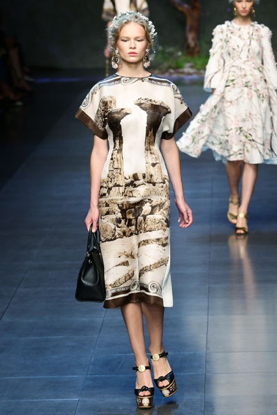 Dolce & Gabbana, Spring/Summer 2014. Milan Fashion Week 2014. [Photo by Vittorio Zunino Celotto/Getty Images]