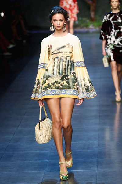 Dolce & Gabbana, Spring/Summer 2014. Milan Fashion Week 2014. [Photo by Vittorio Zunino Celotto/Getty Images]