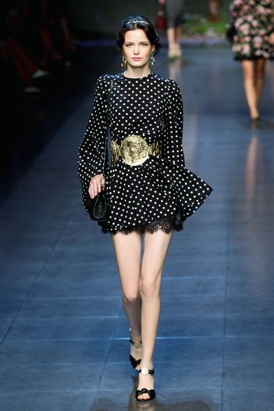 Dolce & Gabbana, Spring/Summer 2014. Milan Fashion Week 2014. [Photo by Vittorio Zunino Celotto/Getty Images]