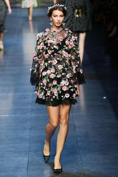 Dolce & Gabbana, Spring/Summer 2014. Milan Fashion Week 2014. [Photo by Vittorio Zunino Celotto/Getty Images]