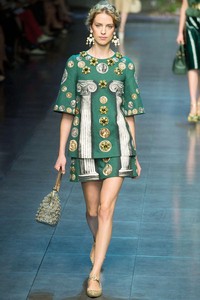 Dolce & Gabbana, Spring/Summer 2014. Milan Fashion Week 2014. [Photo by Vittorio Zunino Celotto/Getty Images]