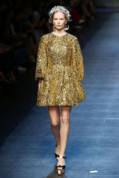 Dolce & Gabbana, Spring/Summer 2014. Milan Fashion Week 2014. [Photo by Vittorio Zunino Celotto/Getty Images]