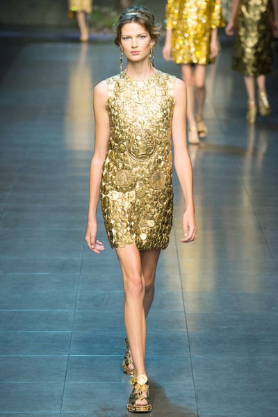 Dolce & Gabbana, Spring/Summer 2014. Milan Fashion Week 2014. [Photo by Vittorio Zunino Celotto/Getty Images]