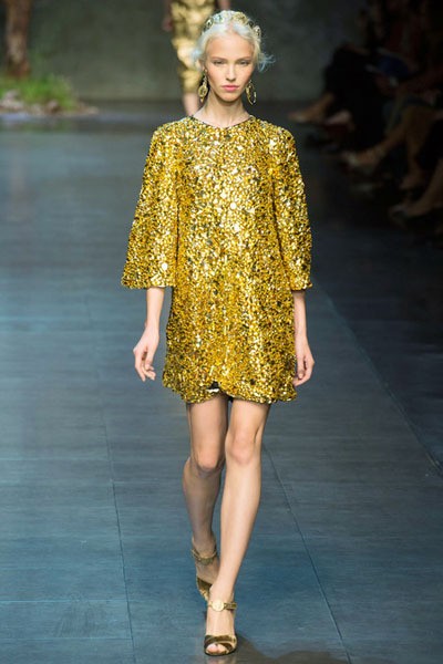 Dolce & Gabbana, Spring/Summer 2014. Milan Fashion Week 2014. [Photo by Vittorio Zunino Celotto/Getty Images]