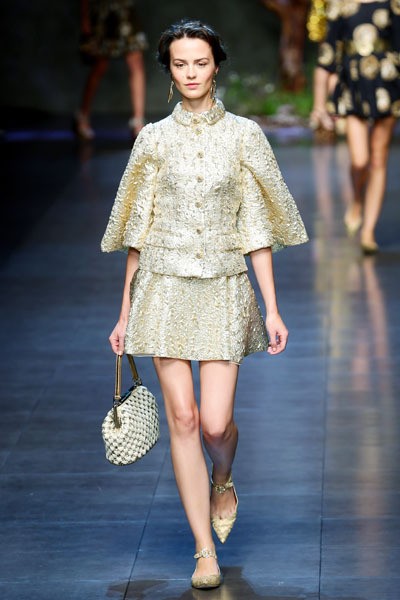 Dolce & Gabbana, Spring/Summer 2014. Milan Fashion Week 2014. [Photo by Vittorio Zunino Celotto/Getty Images]