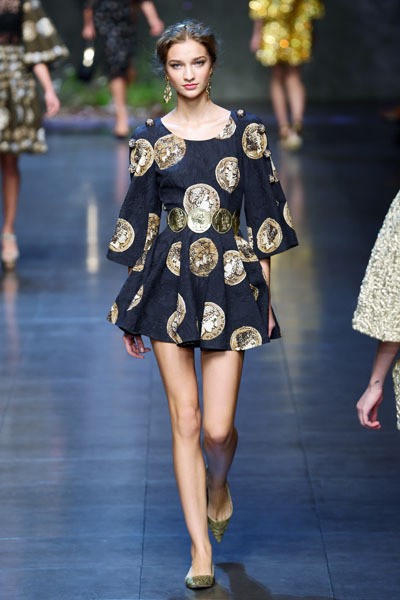 Dolce & Gabbana, Spring/Summer 2014. Milan Fashion Week 2014. [Photo by Vittorio Zunino Celotto/Getty Images]