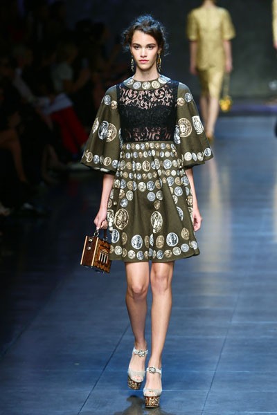 Dolce & Gabbana, Spring/Summer 2014. Milan Fashion Week 2014. [Photo by Vittorio Zunino Celotto/Getty Images]
