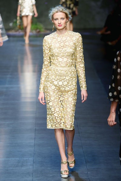 Dolce & Gabbana, Spring/Summer 2014. Milan Fashion Week 2014. [Photo by Vittorio Zunino Celotto/Getty Images]