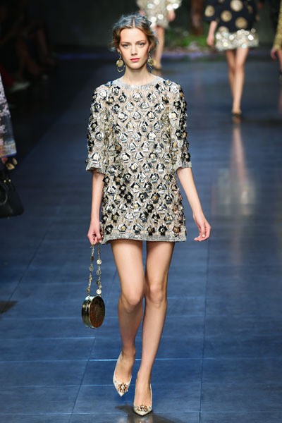 Dolce & Gabbana, Spring/Summer 2014. Milan Fashion Week 2014. [Photo by Vittorio Zunino Celotto/Getty Images]