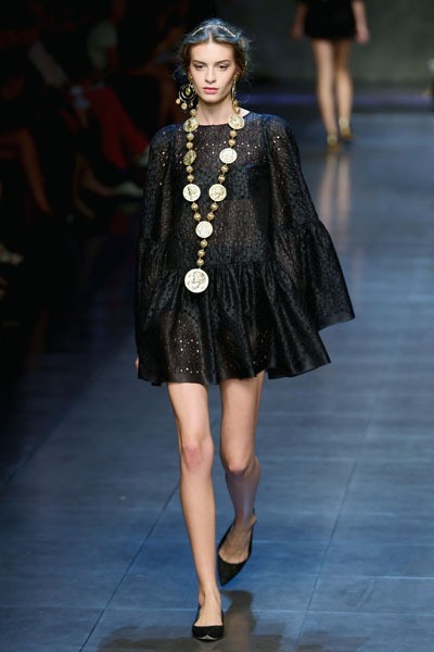 Dolce & Gabbana, Spring/Summer 2014. Milan Fashion Week 2014. [Photo by Vittorio Zunino Celotto/Getty Images]