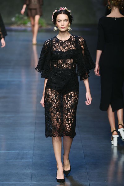 Dolce & Gabbana, Spring/Summer 2014. Milan Fashion Week 2014. [Photo by Vittorio Zunino Celotto/Getty Images]