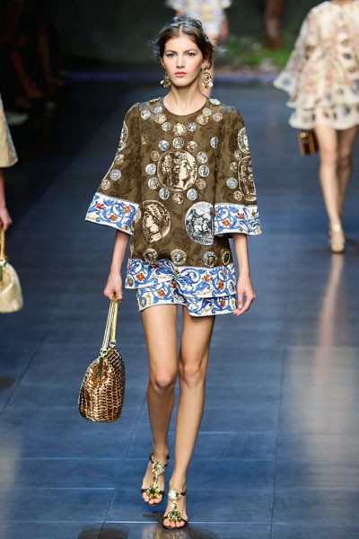 Dolce & Gabbana, Spring/Summer 2014. Milan Fashion Week 2014. [Photo by Vittorio Zunino Celotto/Getty Images]