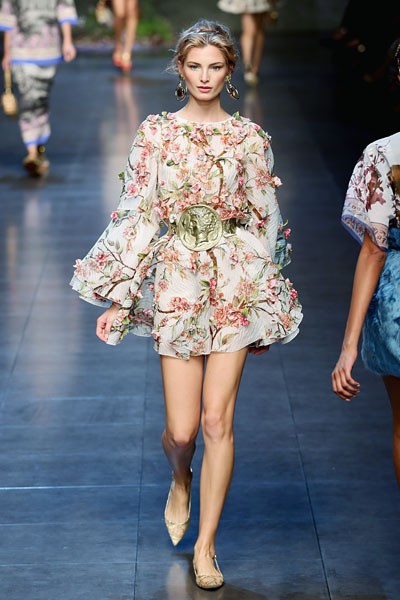 Dolce & Gabbana, Spring/Summer 2014. Milan Fashion Week 2014. [Photo by Vittorio Zunino Celotto/Getty Images]