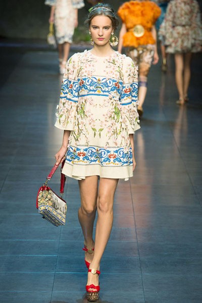 Dolce & Gabbana, Spring/Summer 2014. Milan Fashion Week 2014. [Photo by Vittorio Zunino Celotto/Getty Images]