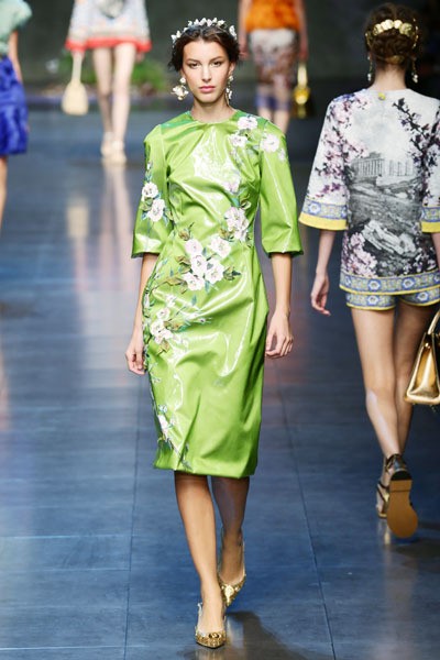 Dolce & Gabbana, Spring/Summer 2014. Milan Fashion Week 2014. [Photo by Vittorio Zunino Celotto/Getty Images]