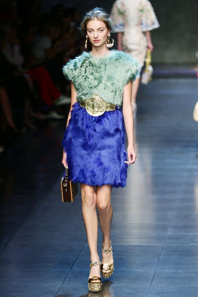 Dolce & Gabbana, Spring/Summer 2014. Milan Fashion Week 2014. [Photo by Vittorio Zunino Celotto/Getty Images]