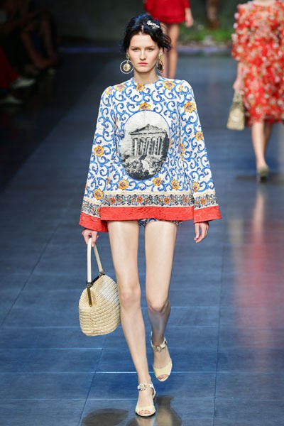 Dolce & Gabbana, Spring/Summer 2014. Milan Fashion Week 2014. [Photo by Vittorio Zunino Celotto/Getty Images]