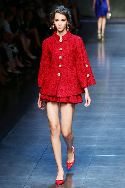 Dolce & Gabbana, Spring/Summer 2014. Milan Fashion Week 2014. [Photo by Vittorio Zunino Celotto/Getty Images]