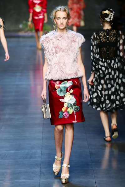 Dolce & Gabbana, Spring/Summer 2014. Milan Fashion Week 2014. [Photo by Vittorio Zunino Celotto/Getty Images]