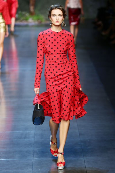 Dolce & Gabbana, Spring/Summer 2014. Milan Fashion Week 2014. [Photo by Vittorio Zunino Celotto/Getty Images]